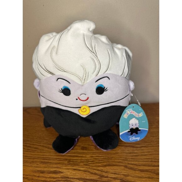NEW Disney Squishmallow Ursula 8" Plush W/tags - Picture 1 of 2